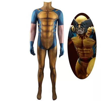 X-Men Wolverine Sideshow Collectibles Costume Cosplay Bodysuit For Kids Adult • $61.89