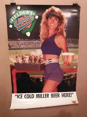 Miller High Life  Ice Cold Miller Beer Here  30 X 20 Poster~#26 • $20