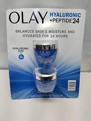 Olay Regenerist Hyaluronic + Peptide 24 Gel Face Moisturizer 1.7 Ounce (2 Pack) • $24.95