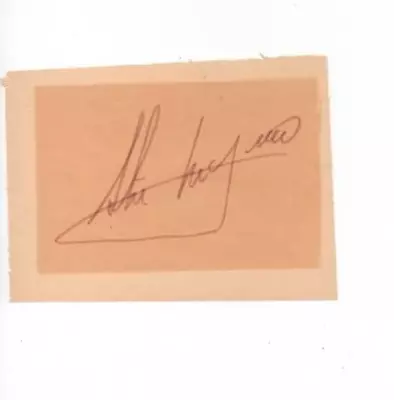 Paper Card Signed By Actor Steve McQueen • $500