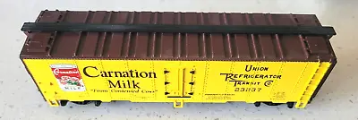 Athearn HO 40ft Reefer Carnation Milk-Union Refrigeration Transit #23237 • $18