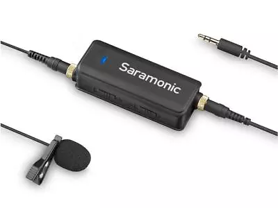 Saramonic LAVMIC Audio Adapter & Lavalier Mic DSLR Cameras Gopros IPhone IPod • £105
