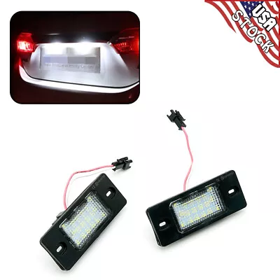 LED License Plate Light Lamp For VW Golf 4 5 Passat B5.5 Variant Touareg Tiguan  • $12.83