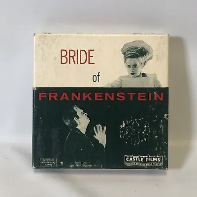 BRIDE OF FRANKENSTEIN - Castle Films Vintage Super 8mm Complete Edition #1013 • $24