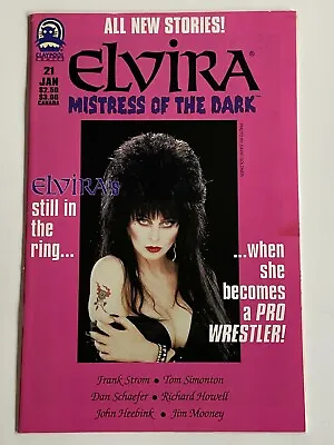 Elvira: Mistress Of The Dark #21   W/ Big Time Wrestlers • $9.85