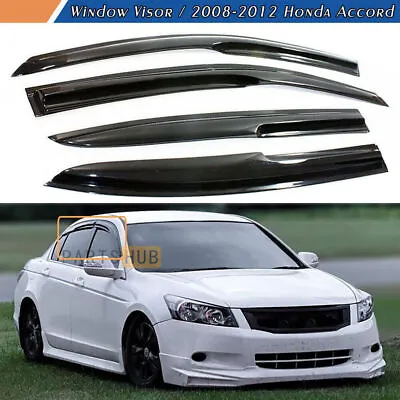 For Honda Accord Sedan 2008-2012 Mugen Style Window Vent Visor Rain Guards Shade • $30.99