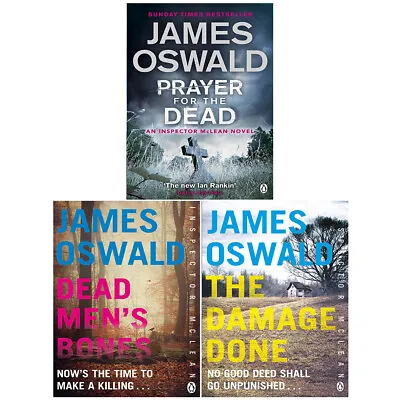 £21.99 • Buy Prayer For The Dead,Dead Men's Bones,The Damage Done 3 Books Collection Set NEW