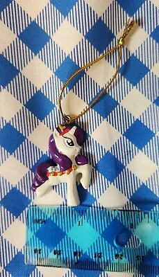 My Little Pony Rarity Mini Christmas Ornament 2014 Kurt S Adler Hasbro • $4.50