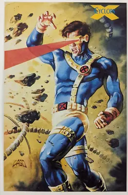 Cyclops Lilandra Comic Poster Fleer Ultra X-Men Art PROMO Original Pin-Up • $4.99