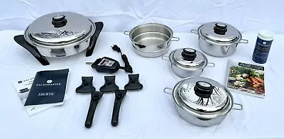 Saladmaster 316Ti Newest Model Set Waterless Cookware + Electric Skillet • $1645