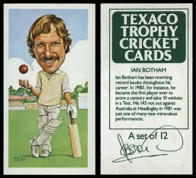 £0.99 • Buy Ian Botham - Texaco Trophy Cricket 1984 Card