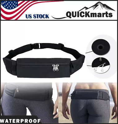 Sport Armband Gym Running Jogging Case Holder Waist Belt Bum Pouch Fr Cell Phone • $10.99