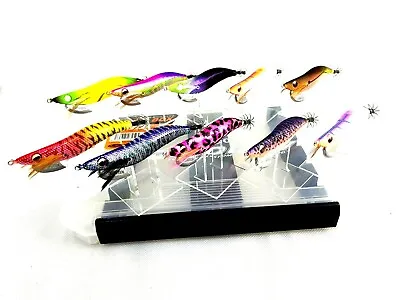 EVERGREEN EGI BANCHO # 3.0 X 10 Colours + Case As Pictured Squid Jigs Calamari 2 • $349