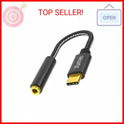 USB C To 3.5mm Headphone Adapter - USB Type C To AUX Audio Jack Hi-Res DAC Dongl • $20.93