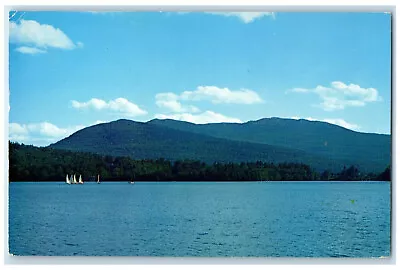 1961 Famed Dublin Lake Mt Monadnock Dublin New Hampshire NH Postcard • $14.98