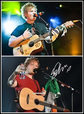 Ed Sheeran Autographed Cotton Canvas Image. Limited Edition (ES-310) • £9.59