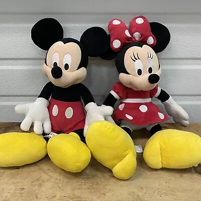 Disney Parks Large Plush Mickey And Minnie • $14