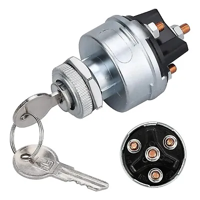 Ignition Key Switch 4-Position Universal Starter Key Ignition Switch 12v • $14.89