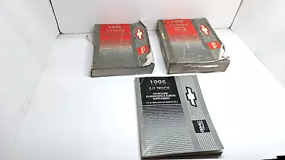 OEM 1995 GMC Chevrolet S/T S10 Sonoma Blazer Jimmy Service Manuals Set Of 3 • $35