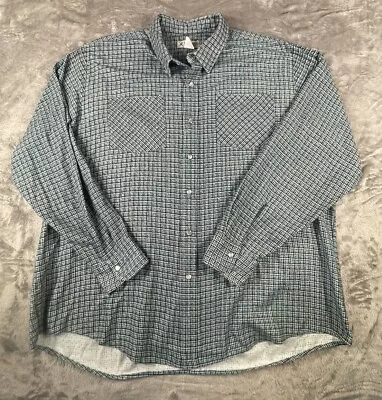 Haband Long Sleeve Snap Button Shirt Men's Size XL Multicolor Pockets • $13