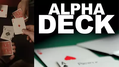Alpha Deck (Cards And Online Instructions) By Richard Sanders - Trick • $39.95