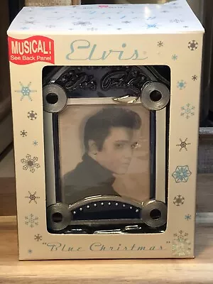 2003 Elvis Presley Musical Hologram Christmas Ornament “Blue Christmas  Box • $18