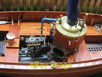 Photo 6x4 Windermere Jetty Museum - Steam Launch Helen 2 C2021 • $2.49