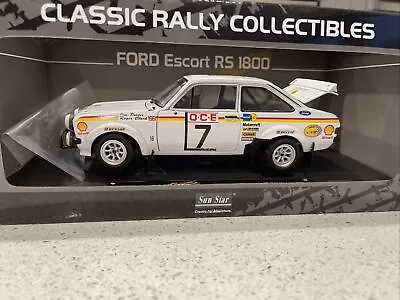 Sunstar 1:18 Ford Escort Mk2 1976 RALLYE Du Maroc #7 R.Clark / J. Porter • $185.26