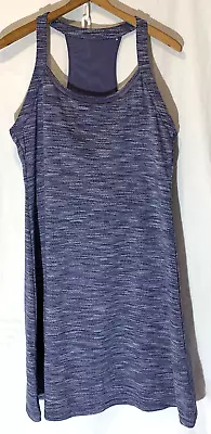 Mondetta Performance Gear Womens Althletic Travel Racerback Dress XL Purple Gray • $15