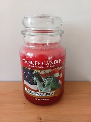 Yankee Candle God Bless America -  Large Jar - 623g - Rare - NEW • £20