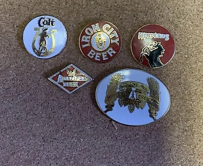 Iron City Beer Colt 45 Mustang Beer Hat Pins-5 Different • $17.50