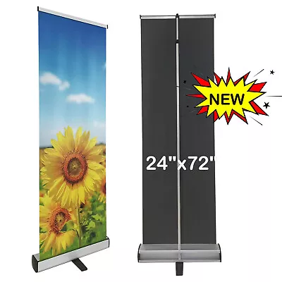 24 X72  Heavy-Duty Retractable Banner Stand With Padded Canvas Bag (Stand Only) • $47.99