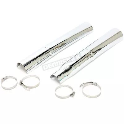 $211.50 • Buy Thunderheader Chrome Heat Shields For Thundercone Slip-Ons - 1166