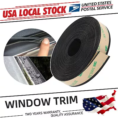 13ft 0.8  Car Truck Window Edge Seal Strip Sealing Rubber Weatherstrip Protector • $14.47