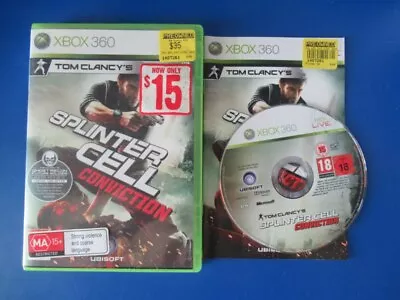 Tom Clancy's Splinter Cell Conviction - Microsoft Xbox 360 Games PAL • $7.20