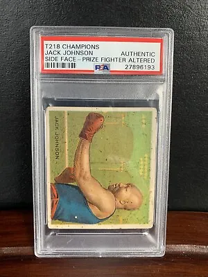 $328.38 • Buy T218 Champions Prize Fighter Boxing Jack Johnson Side Face Authentic Altered