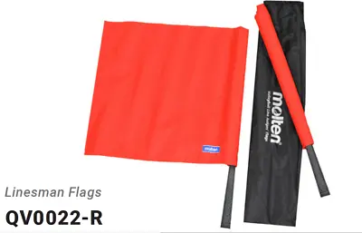 Molten QV0022-R VolleyBall Line Judges Flags Judge Flag RED • $32.99