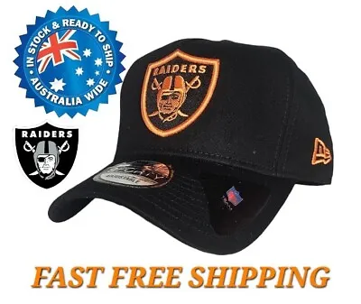 Oakland Las Vegas Raiders Nfl New Era 9forty Black & Orange Snapback Cap Hat Ny  • $36.95
