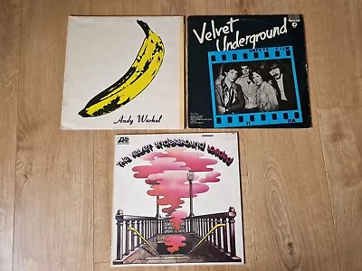 3 Original Velvet Underground Vinyl Records.  • £75