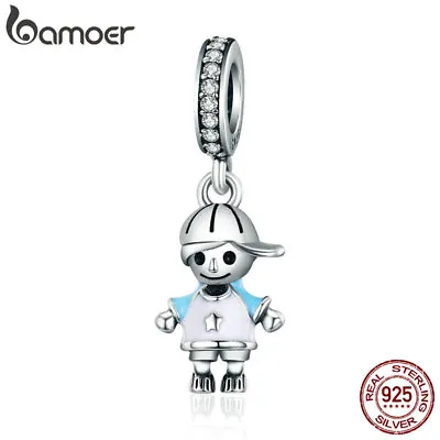 BAMOER 29 Choices European 925 Sterling Silver DIY Charm Bead Fit Women Bracelet • $5.91