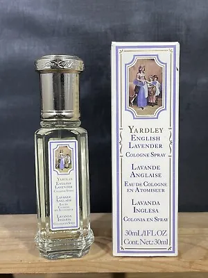 YARDLEY Vintage English Lavender Cologne/Eau De Cologne Women Spray 1 Oz. NOB • $22