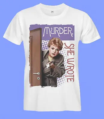 Men's Retro 80s Jessica Fletcher Murder She Wrote T-shirt S M L XL XXL New Top • £17.99