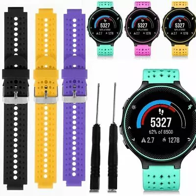 Silicone Watch Band Strap For Garmin Forerunner 220 230 235 630 735XT 620 GPS • $5.37