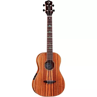 Baritone Zebra Acoustic-Electric Ukulele • $349