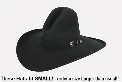 $109.50 • Buy GUS ~ BLACK ~3X Wool Felt HAT~ 4.5  Brim RODEO Cowboy Western Texas Hat Co