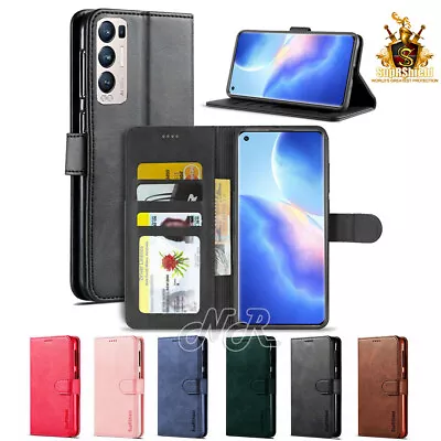 For Oppo Find X2 X3 Neo Lite Pro Reno10 Reno11 F Wallet Case Leather Flip Cover • $9.95