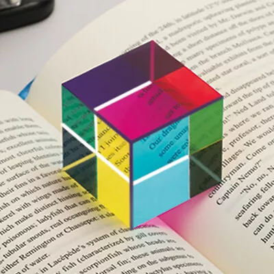 30*30*30mm  Cube Prism Optical Color Experiment Toys  Color Decoration • $8.90