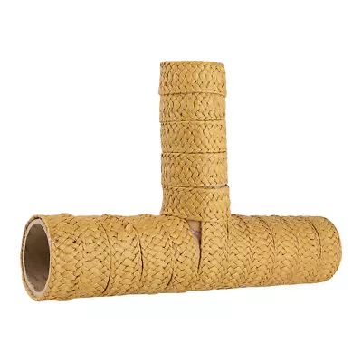  Straw Hamster Tunnel Weaved Grass House Pet Toys Gerbil Rat Little • £16.99