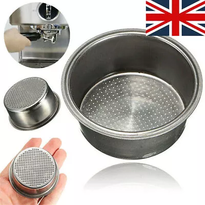 £5.03 • Buy UK Coffee 1 Cup 51mm Non Pressurized Filter Basket For Breville Delonghi Krups