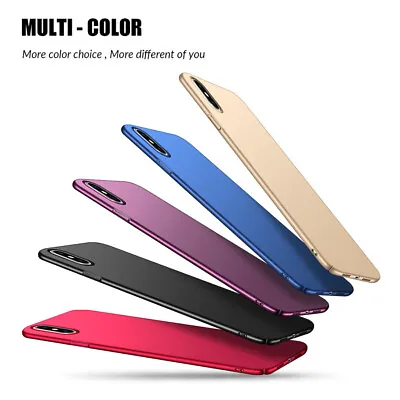 For Apple IPhone X XR XS Max Slim Thin Fit Case Hard Back Bump Cover • $6.99
